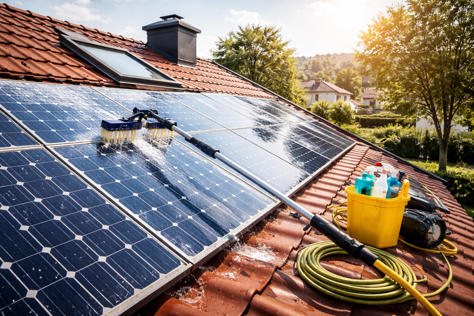 Dach- & PV-Reinigung